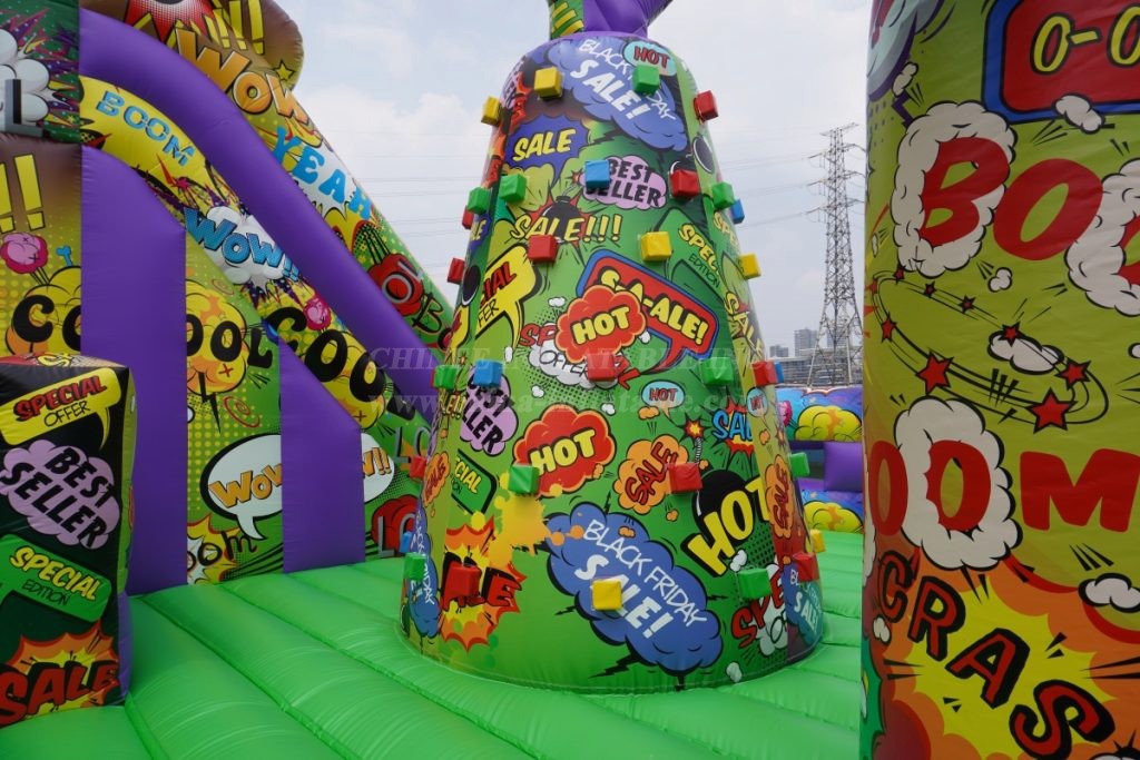 T6-848B Graffiti Theme Inflatable Park