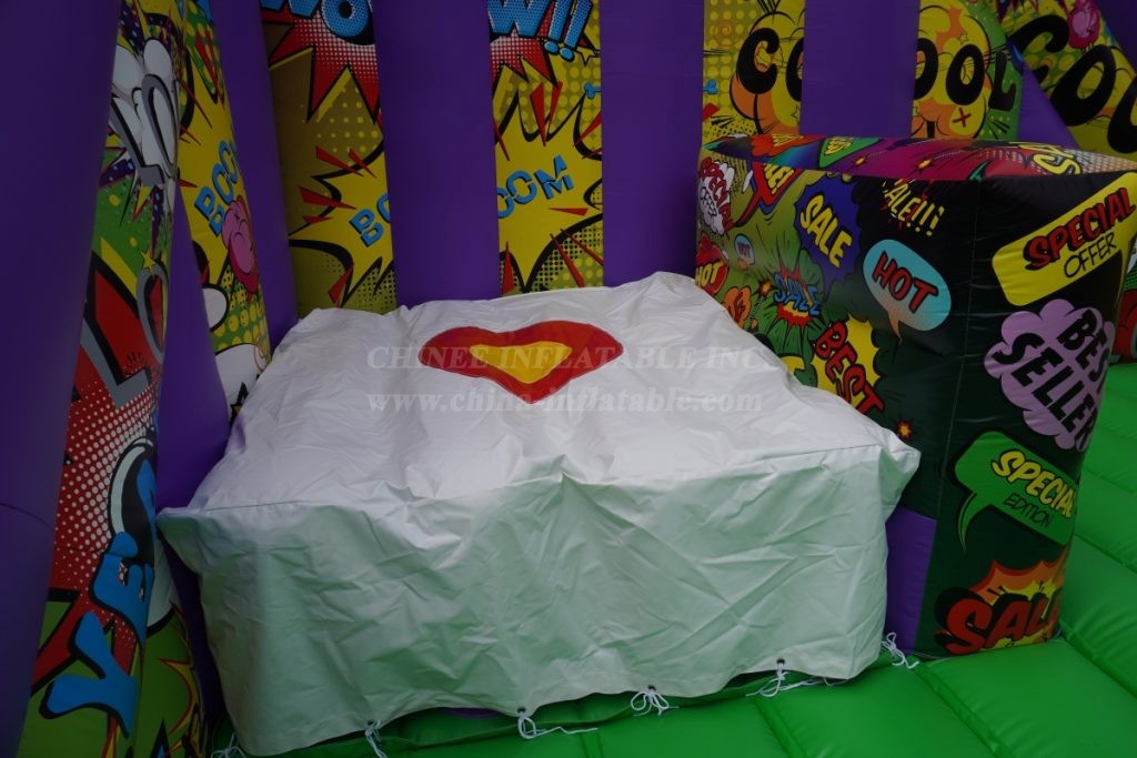 T6-848B Graffiti Theme Inflatable Park