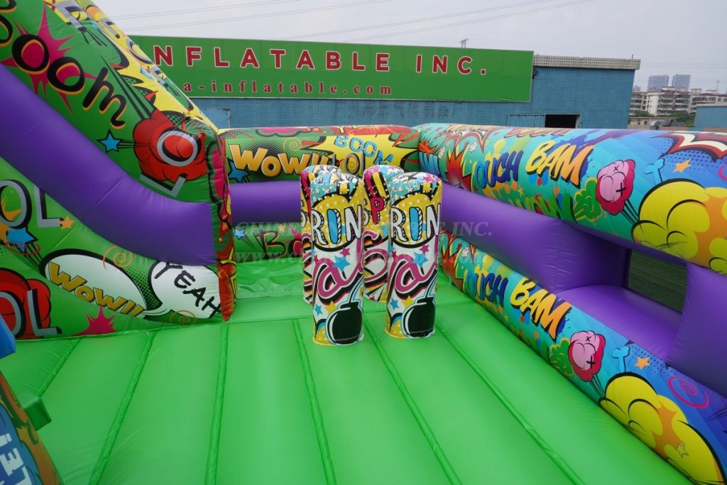 T6-848B Graffiti Theme Inflatable Park