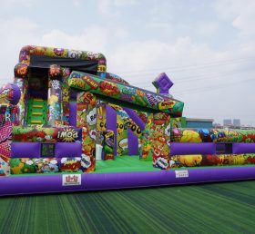T6-848B Graffiti Theme Inflatable Park