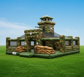 T2-8544 Military Style Inflatable Castle...