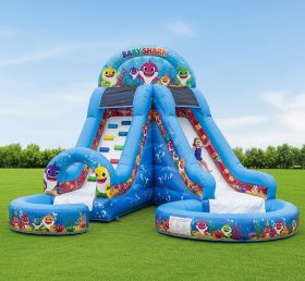 T8-8408 Baby Shark Theme Inflatable Wate...
