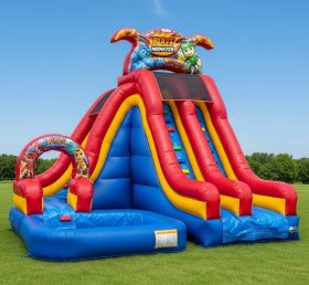 T8-8414 Blaze Monster Theme Inflatable W...