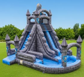T8-8464 Knight Theme Inflatable Water Sl...