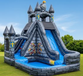 T8-8630 Knight Theme Inflatable Water Sl...