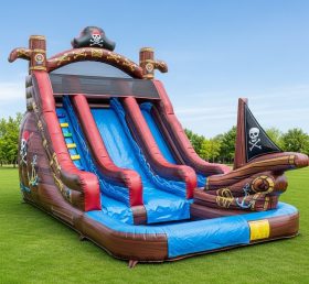 T8-8510 Pirates Theme Inflatable Water S...