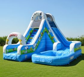 T8-8698 Snoopy Theme Inflatable Water Sl...