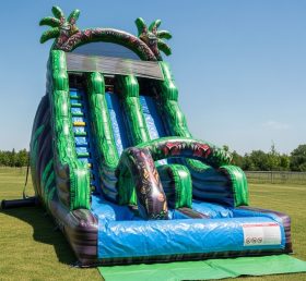 T8-8571 Toxic Theme Inflatable Water Sli...