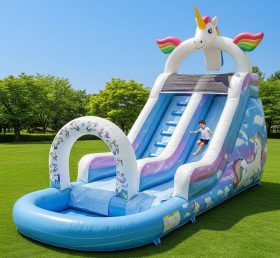 T8-8576 Unicorn Theme Inflatable Water S...