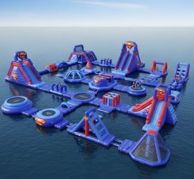 S273 Superman Theme Inflatable Water Par...