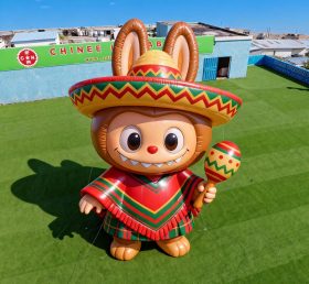 Cartoon3-734 Pop Mart Labubu Sombrero In...