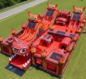GF2-540 Blaze Monster Theme Inflatable P...