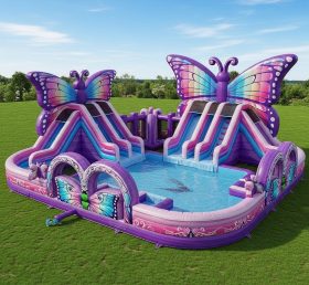 Pool3-435 Butterfly Theme Pool Water Par...