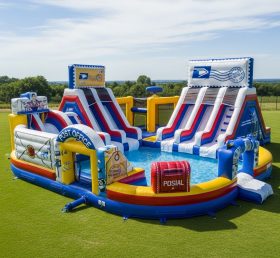 Pool3-517 Post Office Theme Pool Water P...
