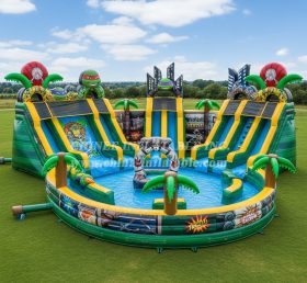 Pool3-655 Ninja Turtles Theme Pool Water...