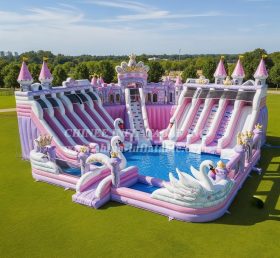 Pool3-670 Princess Parties Theme Pool Wa...
