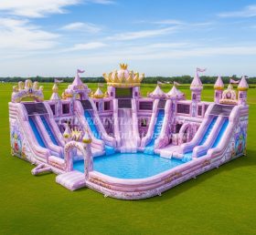 Pool3-671 Princess Parties Theme Pool Wa...
