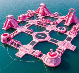 S470 Flamingo Theme Inflatable Water Par...