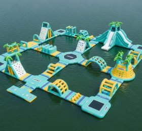 S571 Tropical Theme Inflatable Water Par...