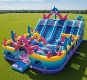 T6-6388 Baby Shark Theme Inflatable Func...