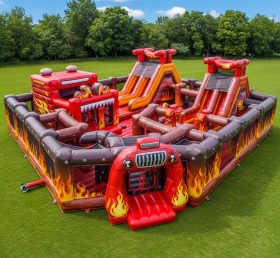 T6-6391 Blaze Monster Theme Inflatable F...