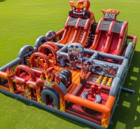 T6-6392 Blaze Monster Theme Inflatable F...