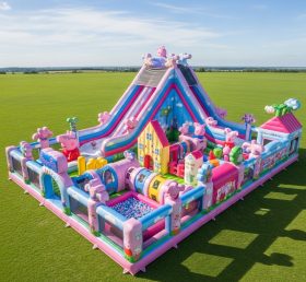 T6-6540 Peppa Pig Theme Inflatable Funci...