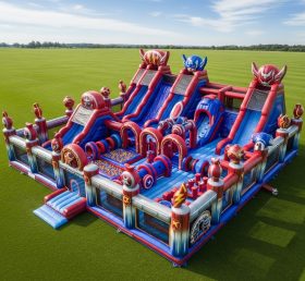 T6-6597 Superhero Theme Inflatable Funci...