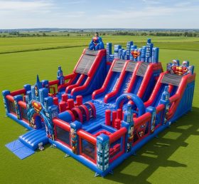 T6-6599 Superman Theme Inflatable Funcit...