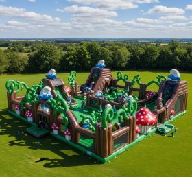 T6-6622 The Smurfs Theme Inflatable Func...