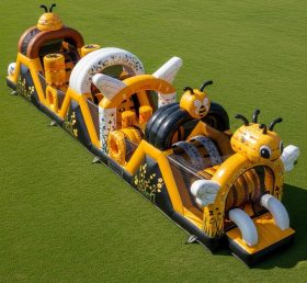 T7-3713 Bee Theme Inflatable Obstacle Co...