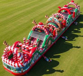 T7-3745 Christmas Theme Inflatable Obsta...