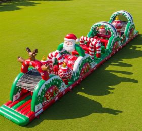 T7-3746 Christmas Theme Inflatable Obsta...