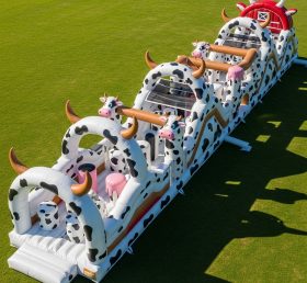 T7-3754 Cow Theme Inflatable Obstacle Co...