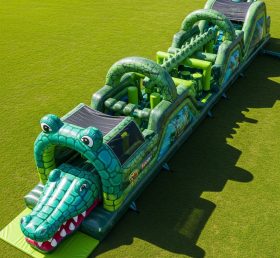 T7-3762 Crocodile Theme Inflatable Obsta...