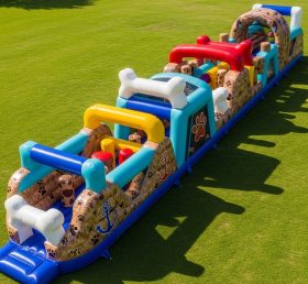 T7-3771 Dog Theme Inflatable Obstacle Co...