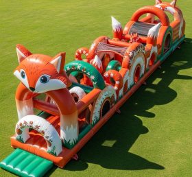 T7-3832 Fox Theme Inflatable Obstacle Co...