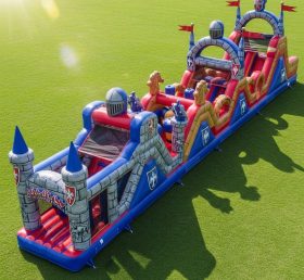 T7-3884 Knight Theme Inflatable Obstacle...