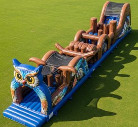 T7-3931 Owl Theme Inflatable Obstacle Co...