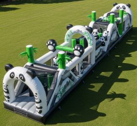 T7-3938 Panda Theme Inflatable Obstacle ...