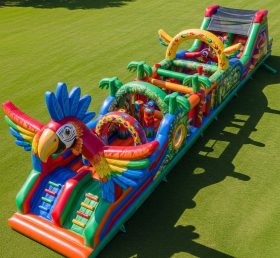 T7-3944 Parrot Theme Inflatable Obstacle...