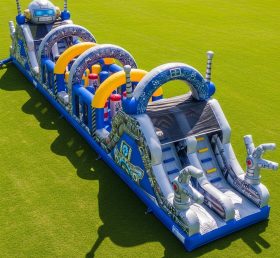 T7-3982 Robot Theme Inflatable Obstacle ...