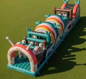 T7-4004 Snail Theme Inflatable Obstacle ...