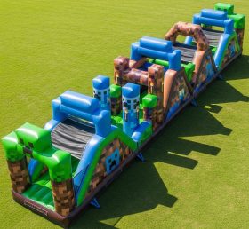 T7-4252 Minecraft Theme Inflatable Obsta...