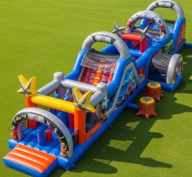 T7-4276 Naruto Theme Inflatable Obstacle...