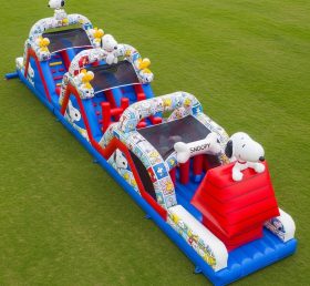 T7-4355 Snoopy Theme Inflatable Obstacle...