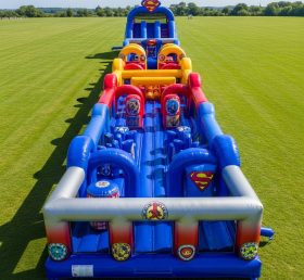 T7-4381 Superman Theme Inflatable Obstac...
