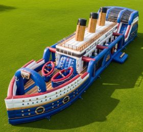 T7-4440 Titanic Theme Inflatable Obstacl...