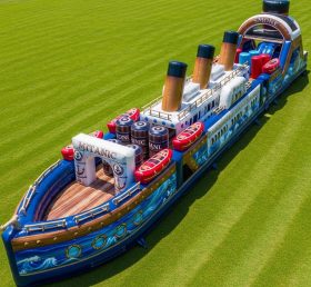 T7-4442 Titanic Theme Inflatable Obstacl...