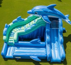 T8-5543 Dolphin Theme Inflatable Water S...